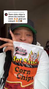 Replying to @EddEats This was in my drafts lol’ I expected these Nick’s Hot  Sauce flavored Corn Chips to be more spicy 😅 Special thanks to @EddEats  and @Detroit Flava Pack #snack #food #spicy #detroit ...