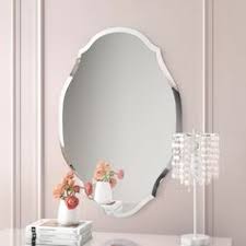 Winston porter arlinda oval modern beveled accent mirror. 24 Cottage Mirrors Ideas Cottage Mirrors Mirror Wall Mirror