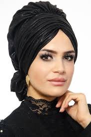 Aise Tesettur Siyah Hazir Turban Modelleri Basortusu Modelleri 2020 In 2020 Turban Head Accessories Maxi Dress With Sleeves
