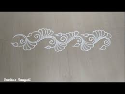 3 Attractive Border Designs Freehand Rangoli Borders Easy Border Designs You Simple Rangoli Border Designs Rangoli Designs Flower Rangoli Border Designs
