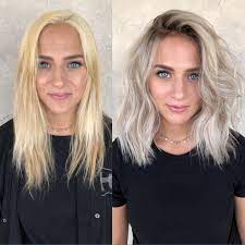 Before After Goals By Hairbyallih Sarah Flowervalley Ash Blonde Hair Colour Black To Blonde Hair Fresh Hair