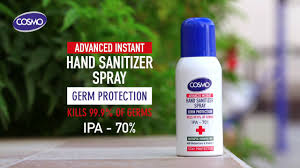 Hand sanitizers also may not remove harmful chemicals, such as pesticides and heavy metals like lead. Cosmo Hand Sanitizer Spray Youtube