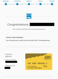 2 must use lowe's business advantage, lowe's commercial account, lowe's business rewards card or lowe's preload card. Lowe S Business Account Approved Update Myfico Forums 5522153