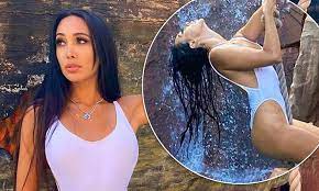 Scarlet Vas gets soaking wet in a white swimsuit after joining OnlyFans |  Daily Mail Online
