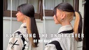 It also happens to look great if your personal style is a little. Bleaching The Underlayer And Cutting My Hair At Home I Rrxll Youtube