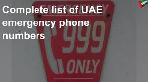 If you have an emergency anywhere in europe, you can call 112 from any phone to speak to the emergency services. Complete List Of Uae Emergency Phone Numbers Youtube