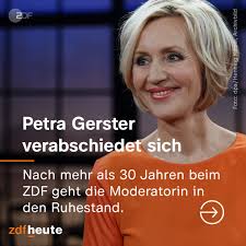 Eigentlich sollte für petra gerster schon im november letzten jahres schluss sein. Rwcbgfehvgzyzm