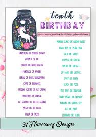 Birthday Party Games For Girls Girls Birthday Party Game Who Knows The Birthday Girl The Etsy In 2020 Girls Birthday Party Games Tween Birthday Party Girl Birthday Themes