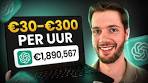 Online €30-€300 Euro Per Uur Verdienen met ChatGPT ... - YouTube