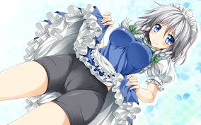 At first, the thought of wearing bike shorts in public didn't bother me at all. Wallpaper Anime Girls Touhou Izayoi Sakuya White Hair Bike Shorts Spandex Cameltoe Blue Eyes Maid Outfit Skirt Lifting 1920x1200 R3flekt 1560411 Hd Wallpapers Wallhere