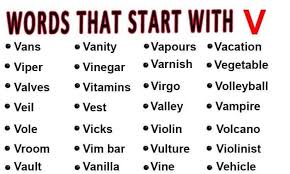 Affordable and search from millions of royalty free images, photos and vectors. Learn Vocabulary Words That Start With V For Kids The Soft Roots