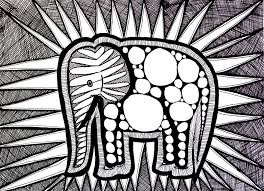 Pick up a colored pencil! Elephant Elephants Adult Coloring Pages