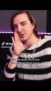 Chris from Mr Beast with Long Nails