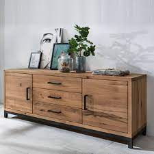 Als highboards gelten sideboards, die zwischen 110 und 130 cm hoch sind. Sideboard Bestano 200 X 50 X 77 Cm Eiche Massivholz Mobel Ideal