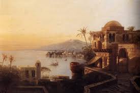 Johann Andreas Von Herrenburg 1824 1906 Le Port De Tanger Painting Art Fine Art