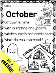 Poetry Writing Unit For Primary Grades Keeping My Kiddo Busy First Grade Poems Kindergarten Poems Halloween Poems