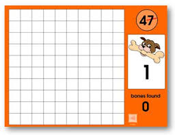 Give The Dog A Bone Online Game Hundreds Chart Fun Math