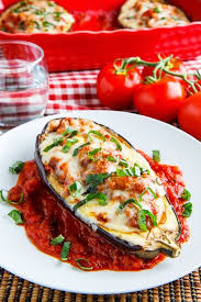 Eggplant Parmesan Boats Recipe Vegetable Recipes Recipes Food