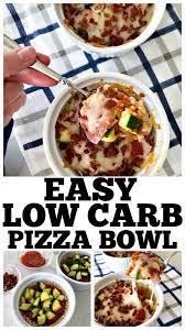 Low Carb Pizza Bowl Recipe Low Carb Pizza Pizza Bowl Low Carb Diet Recipes
