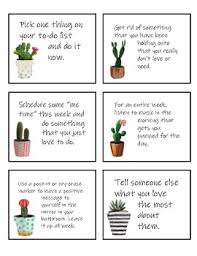 All you do is place the card {business card, name badge etc.} on the inside, peel off the backing of the top sheet and press down. Self Care And Mindfulness Activity Cards By The Never Boring Mrs Doering