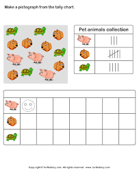 record data with pictographs worksheet turtle diary