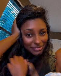 Let's keep it real for a sec 👀 I tried to take a polished selfie for this  intro post… But Luna had other plans — like styling my hair mid-shot. So  here