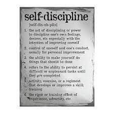 Discipline is the only way in life that works as a. Self Discipline Definition Poster Self Discipline Discipline Quotes Discipline