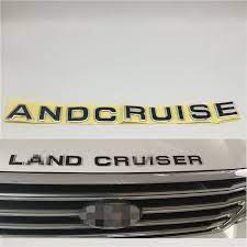A sloppy attempt at one of the emblems on the early model fj40 land cruisers. For Toyota Land Cruiser Front Bonnet Emblem Insignia Logo Badge Symbol Car Decal Car Stickers Aliexpress