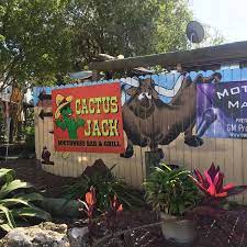 Located right on the waterfront! Outside Signage At Cactus Jack Southwest Grill North Fort Myers Florida Picture Of Cactus Jacks Waterfront Bar Grill North Fort Myers Tripadvisor