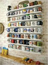 These ones are widely used in home storage. Popular Kitchen Storage Rack Cupboard Hanging Coffee Cup Organizer Closet Image Bedroom 50 Formalbeauteous Hanging Coff Mug Storage Diy Mugs Coffee Mug Display