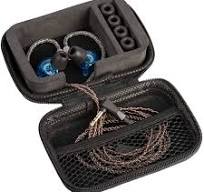 IEM Case for in-Ear Monitors, Headphones & Earbuds – EVA Travel Storage Bag  for KZ ZS10/ZS10 Pro/ZSN/ZST/ZEX/AS10/AS16, CCZ ZC02/Melody, CCA CRA, ...