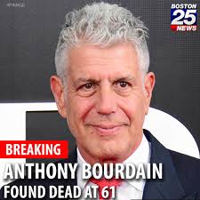 Rest in peace, Anthony Bourdain. The chef and media personality was found  dead in his France hotel room in an apparent suicide. boston25.com/2sFsBzJ