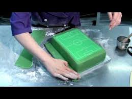 After generating love greetings and photos football birthday wishes cake with name edit you can download this greetings for free or after printing. How To Make A Football Pitch Cake Youtube