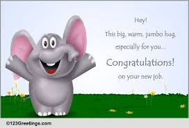 Congratulations New Job Cards Free Congratulations New Job Wishes 123 Greetings