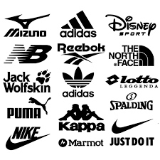 Black And White Brand Logo Pure Black Sports Brand Logo Affixed To Offset Font B Heat B Font Thermal Font B Jpg 800 800 Clothing Brand Logos Sports Brand Logos Clothing Logo