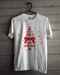 2019 Merry Christmas Happy New Year T Shirt Kaos