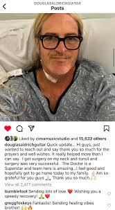 Our very own Doug Good. Had surgery Thursday. He is home and resting. He  can't wait until he is able to pick up that guitar again and rock out!😊🎶🎶