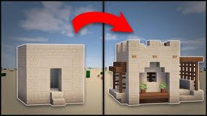 Minecraft How To Remodel A Desert Village Small House Maison Minecraft Creations Minecraft Idees Minecraft