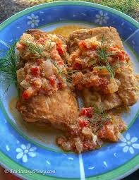 Crispy Fried Mahi Mahi Sarciado Panlasang Pinoy Fish Entrees Fried Mahi Mahi Recipe Seafood Recipes