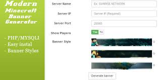 Minecraft 64x64 server icon maker. Free Download Modern Minecraft Banner Generator