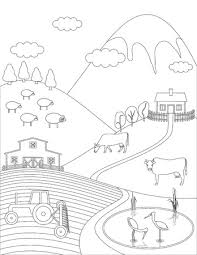 Le ofrecemos más de 100 dibujos de famosos personajes de dibujos animados. Dibujo Para Colorear Campo Fondo Granja Animales Aves Arboles Lago Ilustracion Ilustraciones Vectoriales Clip Art Vectorizado Libre De Derechos Image 58039846