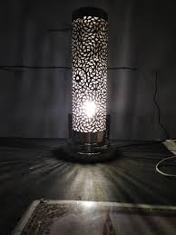 Set Of 2 Moroccan Lamp Standing Silver Lights Moroccan Etsy In 2020 Moroccan Lamp Copper Lamps Moroccan Floor Lamp