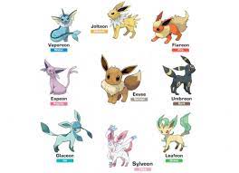 Sylveon, umbreon, espeon, vaporeon, jolteon, flareon, leafeon and glaceon. How To Evolve Eevee In Pokemon Go Ygd