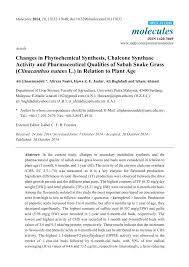 Pain scores were also reduced significantly. Pdf Changes In Phytochemical Synthesis Chalcone Synthase Activity And Pharmaceutical Qualities Of Sabah Snake Grass Clinacanthus Nutans L In Relation To Plant Age