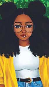 Search images from huge database containing over 1,250,000 drawings Black Cartoon Girl Wallpapers Top Free Black Cartoon Girl Backgrounds Wallpaperaccess