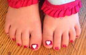 100 diseño de uñas todo sobre las uñas decoradas pies y manos. Corazones Pintados De Unas Faciles Para Pies Unas Decoradas