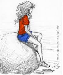 For Baileyhall2767 Sorry About The Wait Girl Drawing Sketches Pencil Art Drawings Art Drawings Sketches