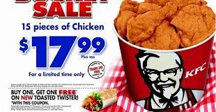 kfc offers coupons upto 20 off rs 45 extra cashback for 2018