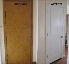 Lowest prices in houston, stop in! Painting A Paneled Door Flat Panel Door Add Some Picture Mould And Paint New Our Ho Home Upgrades Home Diy Home Remodeling