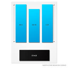 North Star Mohican Casino 2019 Seating Chart